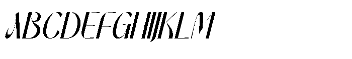Varkes Italic Font UPPERCASE