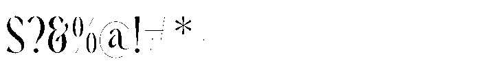 Varkes Regular Font OTHER CHARS