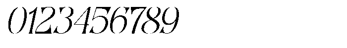Varonde Italic Font OTHER CHARS