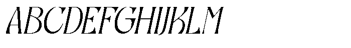 Varonde Italic Font UPPERCASE