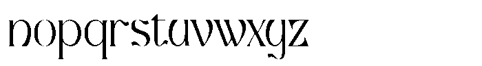 Varonde Regular Font LOWERCASE