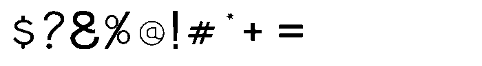 Varqen Font OTHER CHARS
