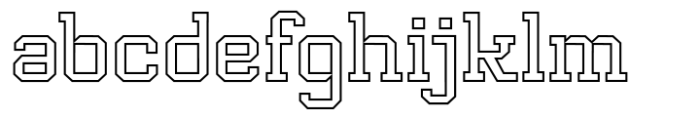 Varsity Team Outline FONT