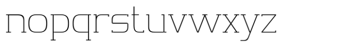 Varstile Thin Font LOWERCASE