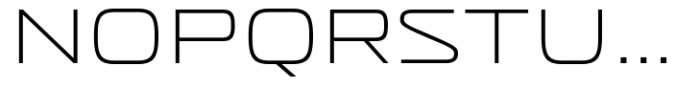 Vartek Expanded Light Font UPPERCASE