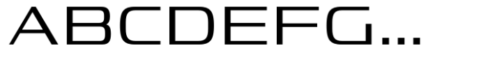 Vartek Expanded Regular Font UPPERCASE
