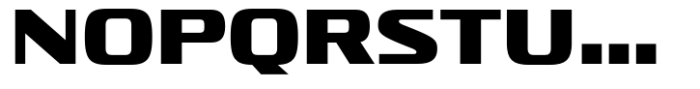 Vartek Semi Expanded Black Font UPPERCASE