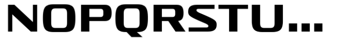 Vartek Semi Expanded Bold Font UPPERCASE