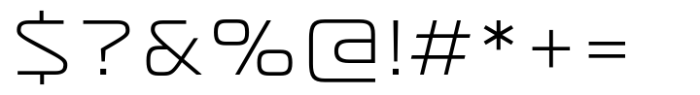 Vartek Semi Expanded Light Font OTHER CHARS