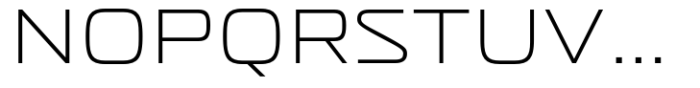 Vartek Semi Expanded Light Font UPPERCASE