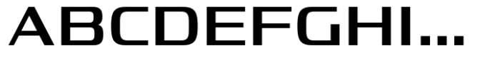 Vartek Semi Expanded Medium Font UPPERCASE