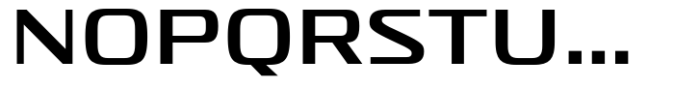 Vartek Semi Expanded Medium Font UPPERCASE
