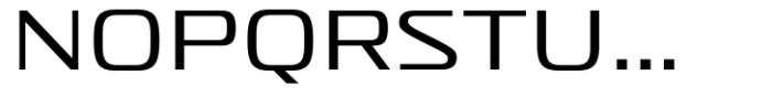 Vartek Semi Expanded Regular Font UPPERCASE