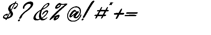 Vartensie Font OTHER CHARS