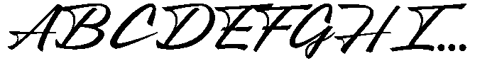 Vartensie Font UPPERCASE