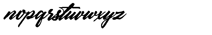 Vartensie Font LOWERCASE