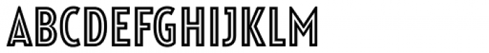 Varvara Inline Bold Font UPPERCASE