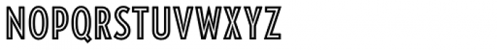 Varvara Inline Medium Font LOWERCASE