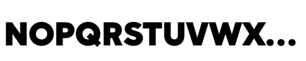 Vary Pro Black Font UPPERCASE
