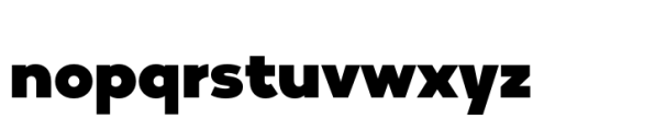 Vary Pro Black Font LOWERCASE