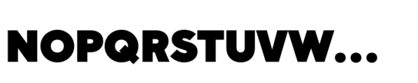 Vary Pro ExtraBlack Font UPPERCASE