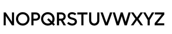 Vary Pro Medium Font UPPERCASE
