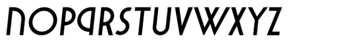 Varygraphie Regular Italic Font LOWERCASE