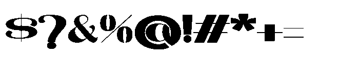 Vasprix Regular Font OTHER CHARS