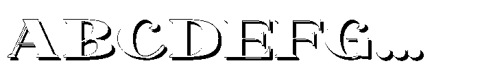 Vasprix Shadow Font UPPERCASE