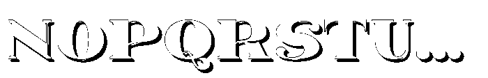 Vasprix Shadow Font UPPERCASE