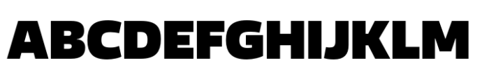 Vast Black Font UPPERCASE