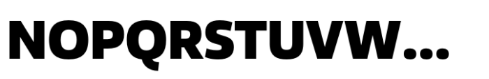 Vast Extra Bold Font UPPERCASE
