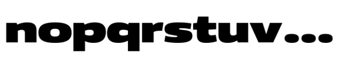 Vast XL Black Font LOWERCASE