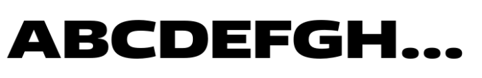 Vast XL Extra Bold Font UPPERCASE