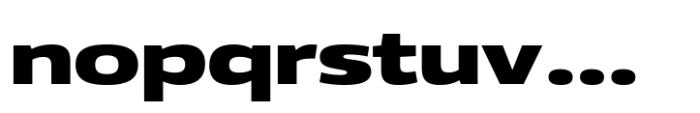 Vast XL Extra Bold Font LOWERCASE