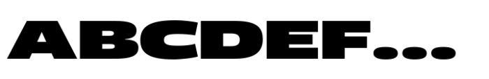 Vast XXL Black Font UPPERCASE
