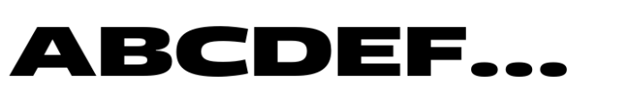 Vast XXL Extra Bold Font UPPERCASE