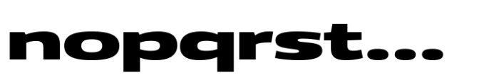 Vast XXL Extra Bold Font LOWERCASE