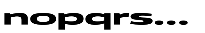 Vast XXXL Bold Font LOWERCASE
