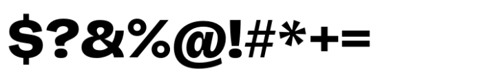 Vastago Grotesk Black Font OTHER CHARS