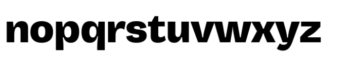 Vastago Grotesk Black Font LOWERCASE