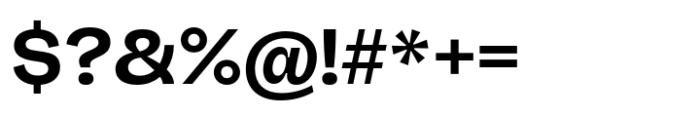 Vastago Grotesk Bold Font OTHER CHARS