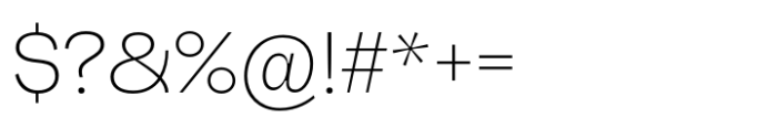 Vastago Grotesk Extra Light Font OTHER CHARS
