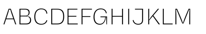Vastago Grotesk Extra Light Font UPPERCASE