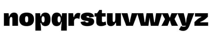 Vastago Grotesk Heavy Font LOWERCASE