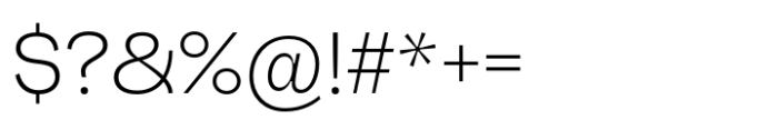 Vastago Grotesk Light Font OTHER CHARS