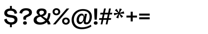 Vastago Grotesk Semi Bold Font OTHER CHARS