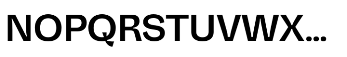Vastago Grotesk Semi Bold Font UPPERCASE