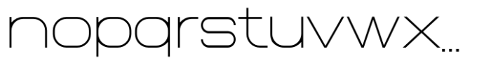 Vastine Hairline Font LOWERCASE