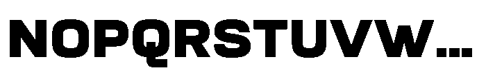 Vastory Black Font UPPERCASE